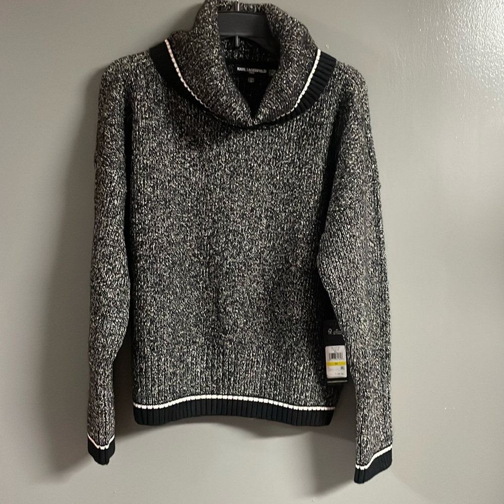 Karl Lagerfeld Bulky Turtleneck Sweater
